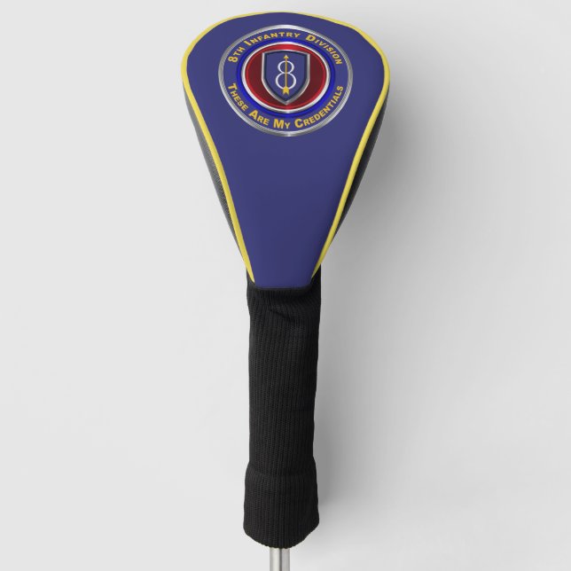 8th Infantry Division “Pathfinder”   Golf Head Cover (Front)