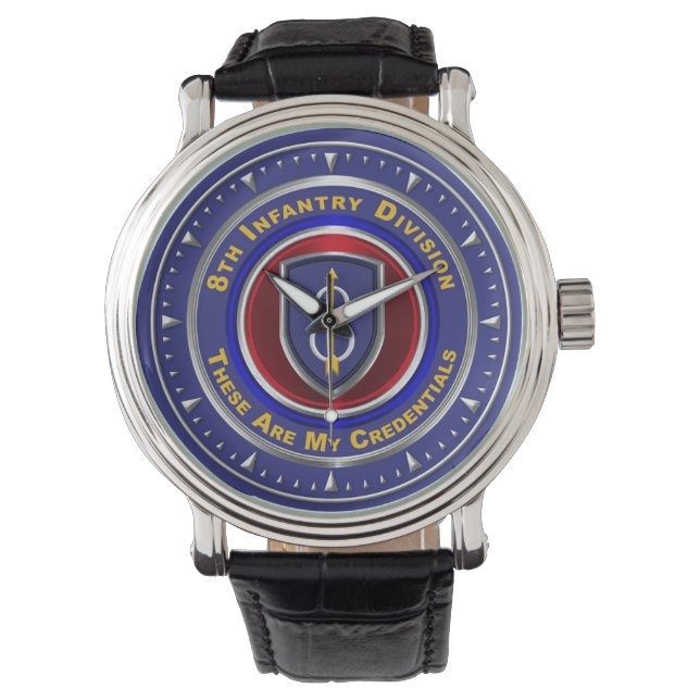 8th Infantry Division “Pathfinder” Keepsake Watch (Front)
