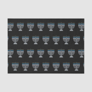 8th Night of Hanukkah Glitter Tissue Paper