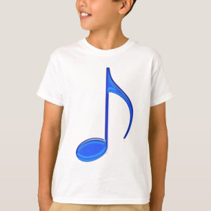 8th Note Blue Large 2010 T-Shirt