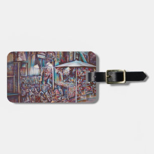 8th Street Rings Luggage Tag