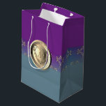 8th Wedding Anniversary Bronze Emblem Gift Bag<br><div class="desc">My original metallic graphics adorning your loved one's gift bag on your 8th bronze wedding  anniversary,  what could be sweeter?!</div>