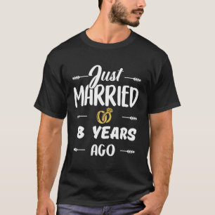 8Th Wedding Anniversary Husband 8 Years T-Shirt