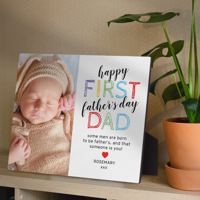 8x10 1st Father's Day Photo Plaque (Creator Uploaded)