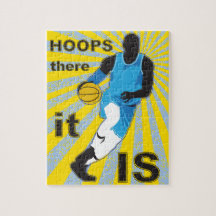 8x10 Basketball Puzzle for Colorblind Kids