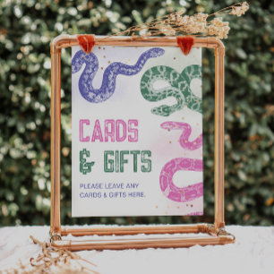 8x10 Girly Snake Cards & Gifts Sign
