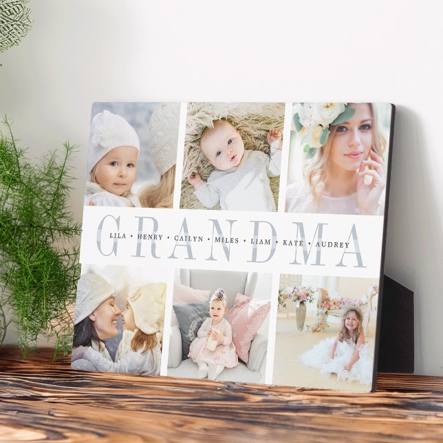 8x10 Grandchildren Photo Collage Plaque (Creator Uploaded)