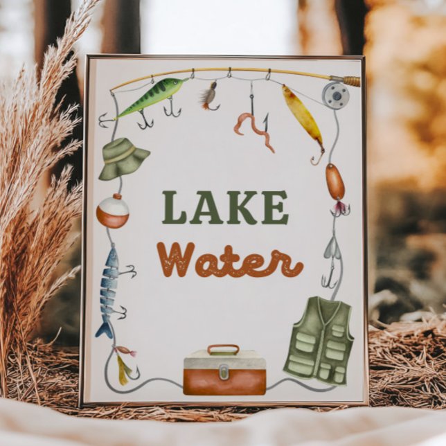 8x10 Inch Lake Water Sign (Creator Uploaded)