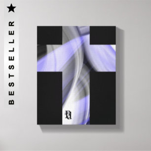 8x10" Lavender Moon Trend Abstract Art Violet Canvas Print