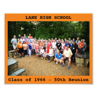 8x10" LHS Reunion Photo w/Text