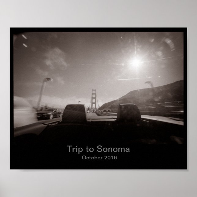 8x10 - Roadtrip to Sonoma Poster (Front)