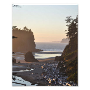 8X10 Ruby Beach on the Pacific Ocean Photo Print
