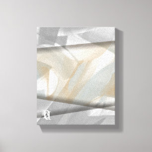 8x10" Sandy Tornado Trend Abstract Art Beige Canvas Print
