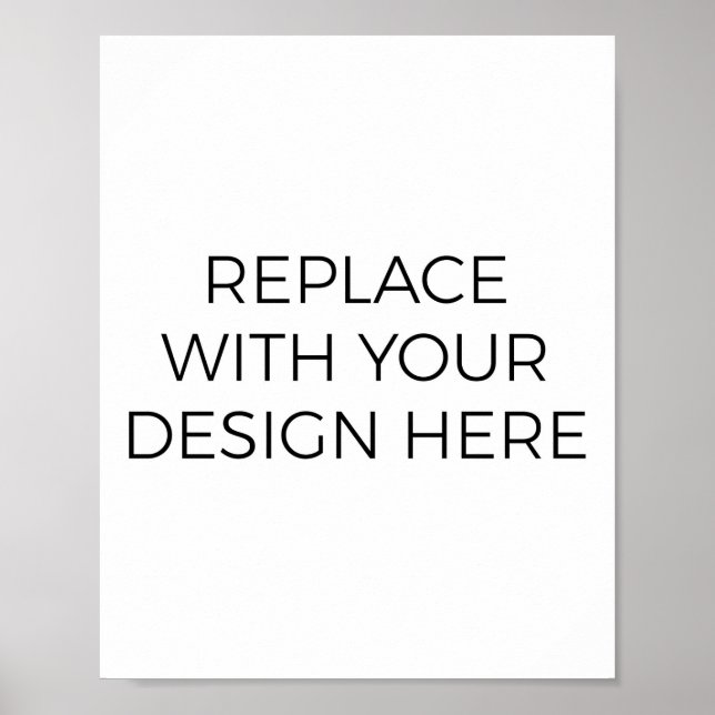 8x10" Sign/Poster Printing (Vertical) Poster (Front)