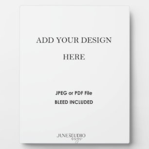 8x10" Table Top Plaque with Stand Printing