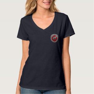 [900] Assyrian Winged Bull: Silver & Black Lamassu T-Shirt