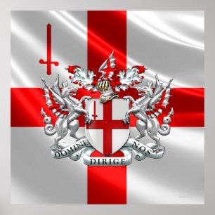 [900] City of London - Coat of Arms Poster