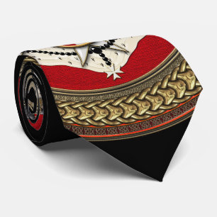 [900] Order of Malta - SMOM Coat of Arms Tie