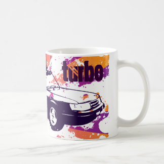 900-vert turbo mug- grunge magenta/orange coffee mug