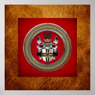 [901] Teutonic Order Coat of Arms Poster
