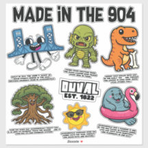 904 Icons Vinyl Sticker Sheet XL