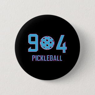 904 Pickleball   6 Cm Round Badge