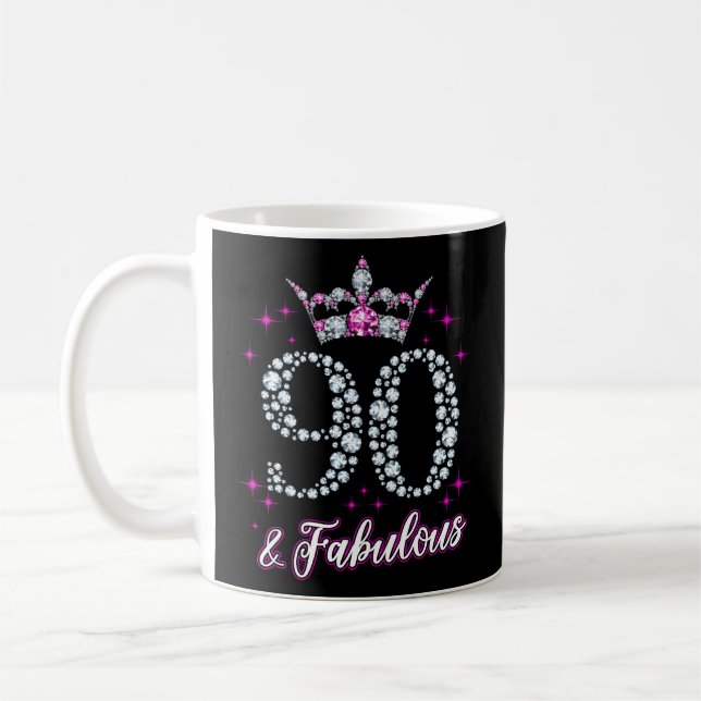 90 And Fabulous 1929 90Th Coffee Mug (Left)