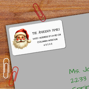 90 Cute Santa Clause Return Address Label