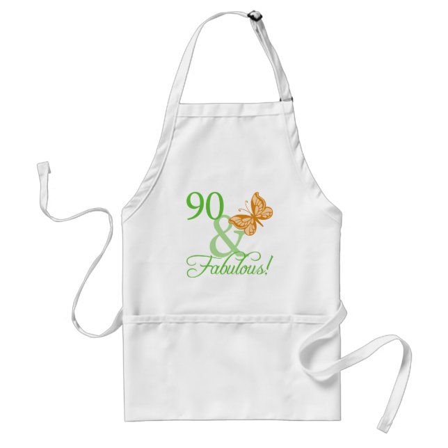 90 & Fabulous Birthday Gifts Standard Apron (Front)