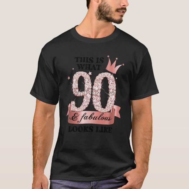 90 & Fabulous I Rose And White Party Group Candid  T-Shirt (Front)