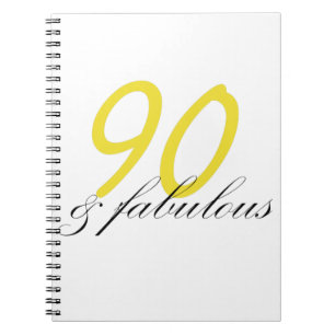 90 & Fabulous Notebook
