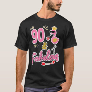 90 & Fabulous Since 1932 90th Birthday 90 Years Ol T-Shirt