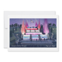 90# Linen invitation Cascades Jackson Michigan