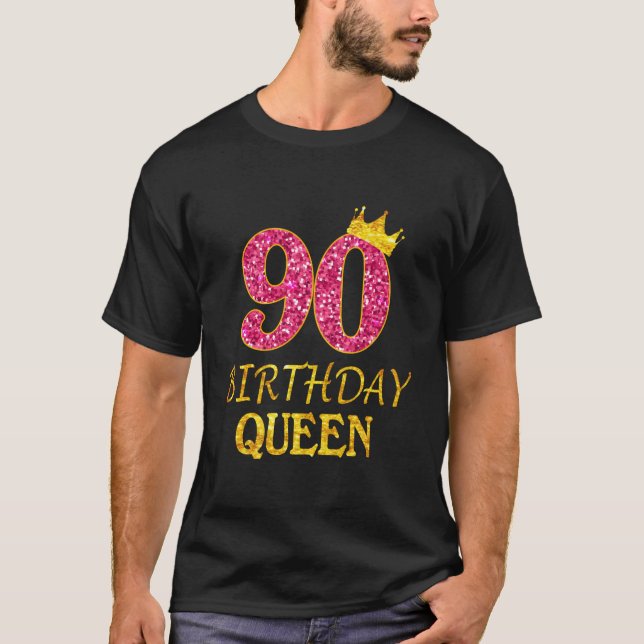 90 Queen 90Th K T-Shirt (Front)