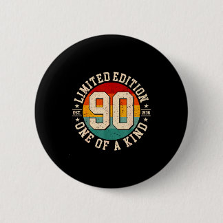 90 year old vintage 1936 limited edition 90th 6 cm round badge