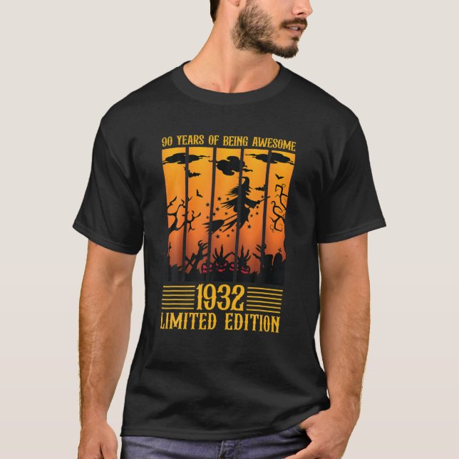 90 Years Of Being Awesome Tees 1932 Limited Editio (Front)