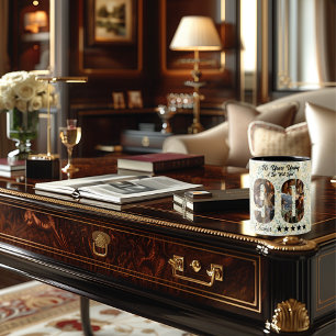 90 Years Young Photo Collage Mug - Custom Name