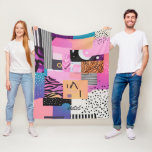 90's Abstract Fleece Blanket<br><div class="desc">just a cool blanket!</div>