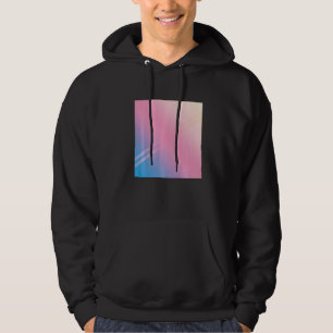 90s Aesthetic - Pink Blue Abstract Graphic Premium Hoodie