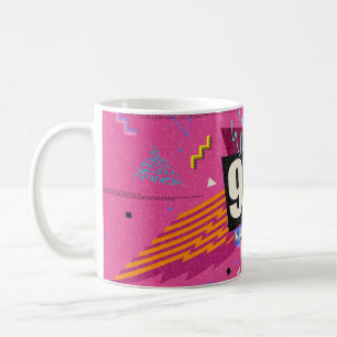 90s and 80s poster. We Love The 90's. Retro style Coffee Mug