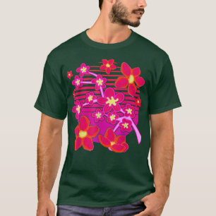 90s Art Japan Pink Flower Sakura Vaporwave Cherry  T-Shirt