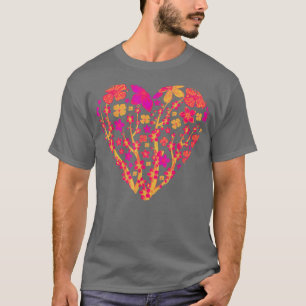 90s Art Love Sakura Japan Flower Vaporwave Cherry T-Shirt