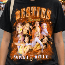 90s Best Friends Photo Collage Retro Rap Bootleg