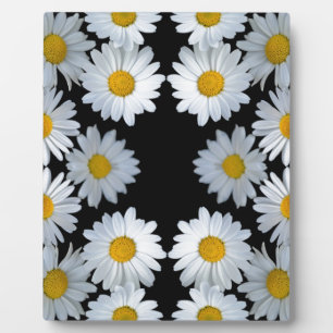 90s black daisy plaque