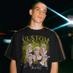 90's bootleg rap tee custom photo T-Shirt