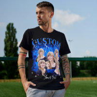 90's bootleg rap tee custom photo T-Shirt