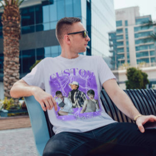 90's bootleg rap tee custom photo T-Shirt