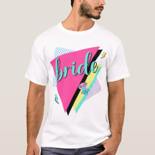 90s Bride Bridesmaid Retro 90s Bachelorette Party T-Shirt