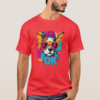 90s Dog Retro Style ee family T-Shirt