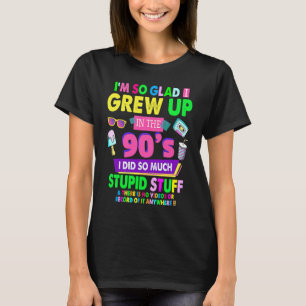 90s For Women Rave Outfit & 90s Festival Costume T-Shirt